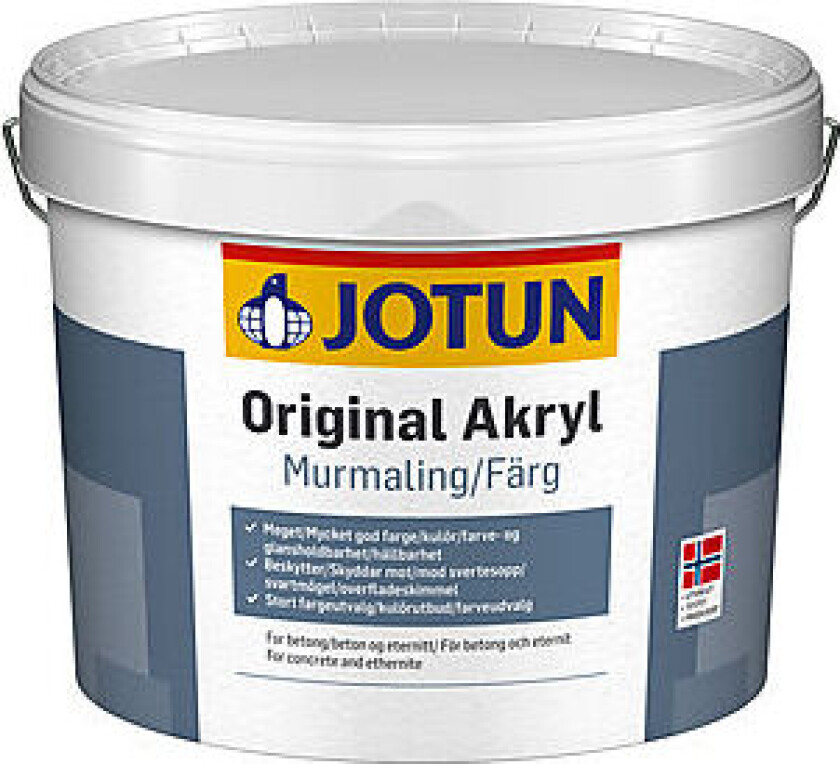 Original Akryl murmaling b-base 2,7 liter