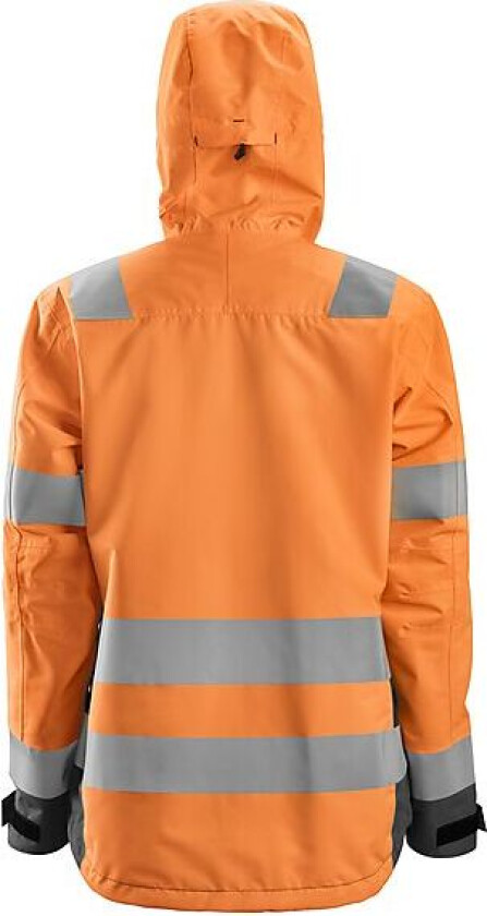 Skalljakke dame oransje M