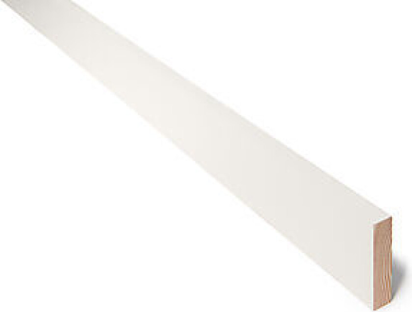 Bilde av Glattkantlist furu hvit bomull S0502-Y 15x70 mm