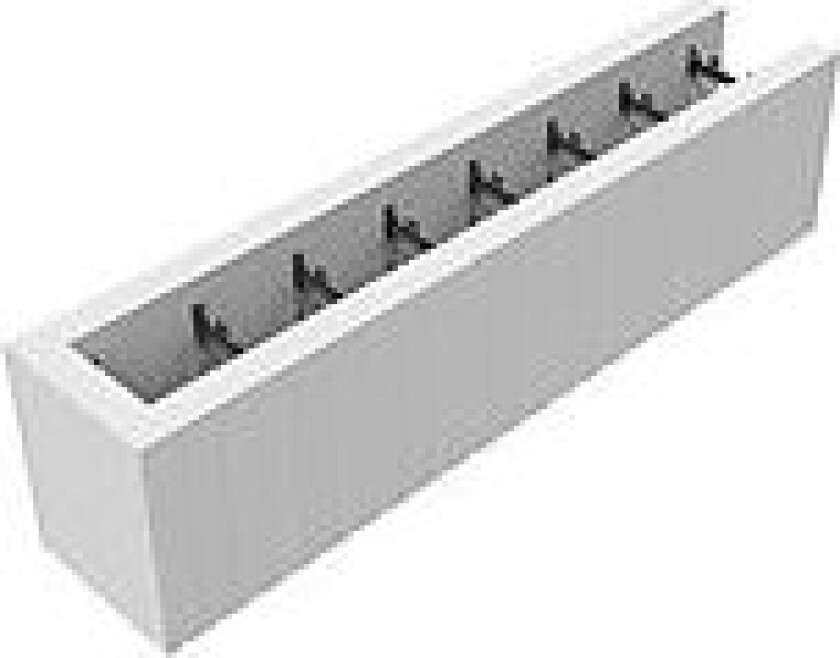 250x toppblokk tett b250xh300xl1200