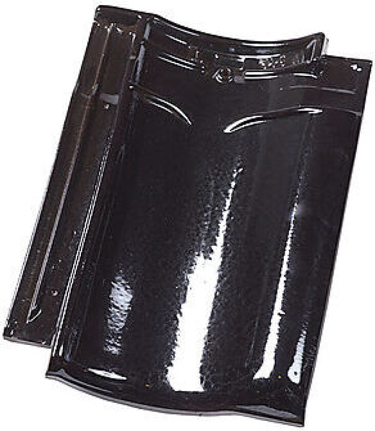 Normalstein KDN VH glasert sølvsvart