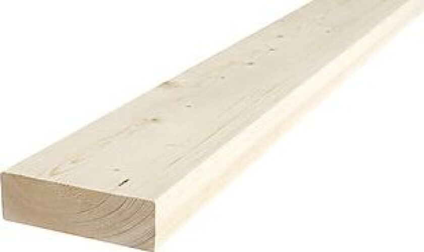 Konstruksjonsvirke C24 ubehandlet fingerskjøt gran 36x123 mm