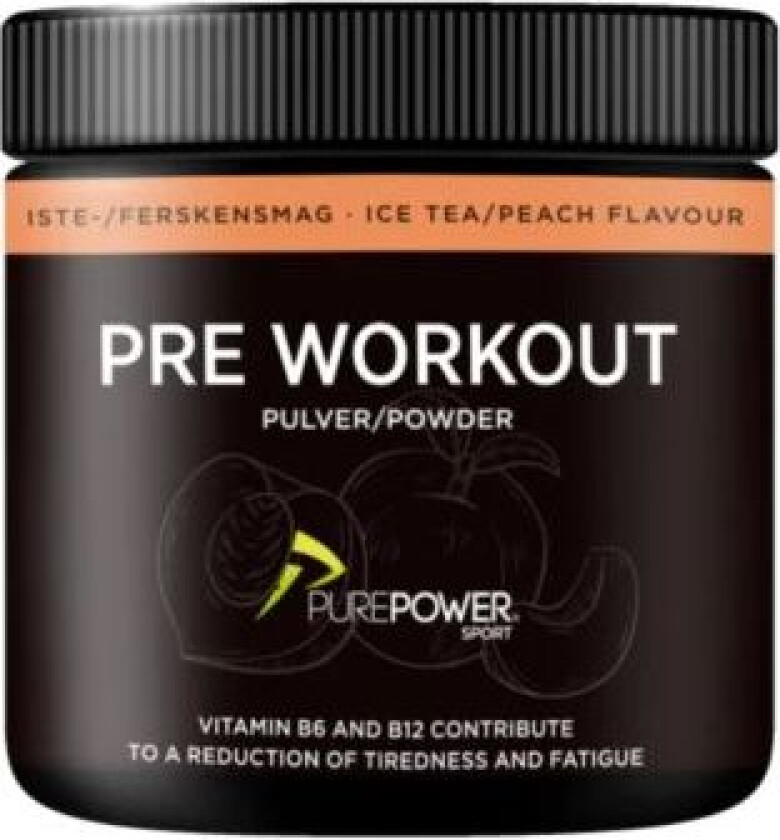 Pre-Workout PWO Ice Tea Peach 300g.