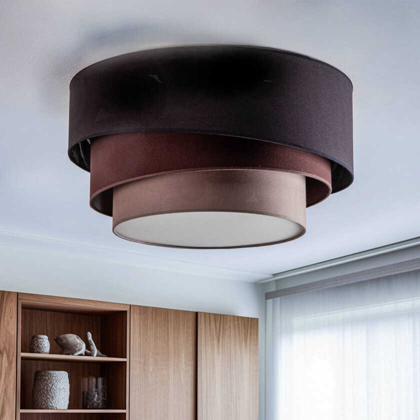 Trio Max, Ø60cm, svart/jord/cappuccino