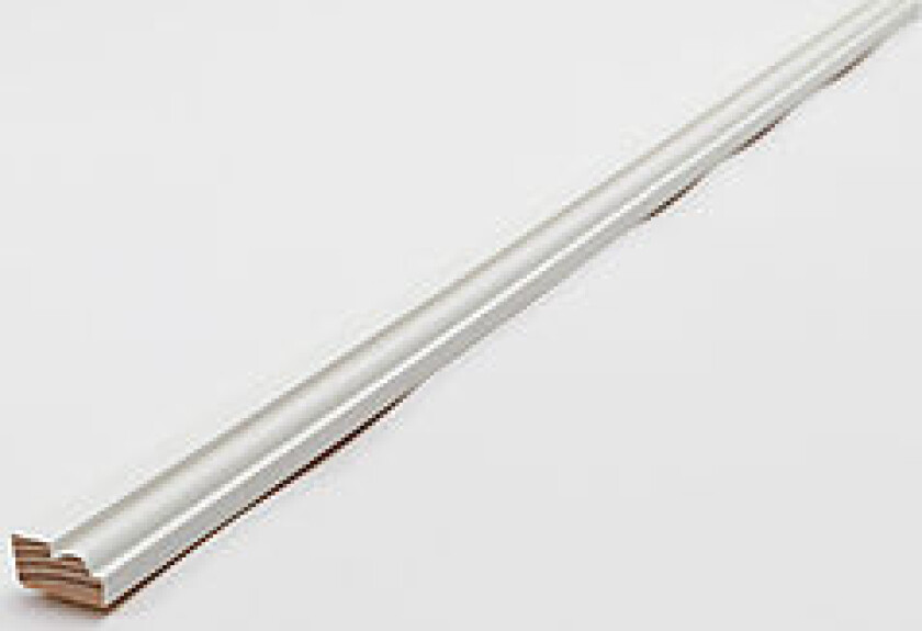 Furu 15x028 feielist s10 malt 2 str hvit grunningsmalt innendørs
