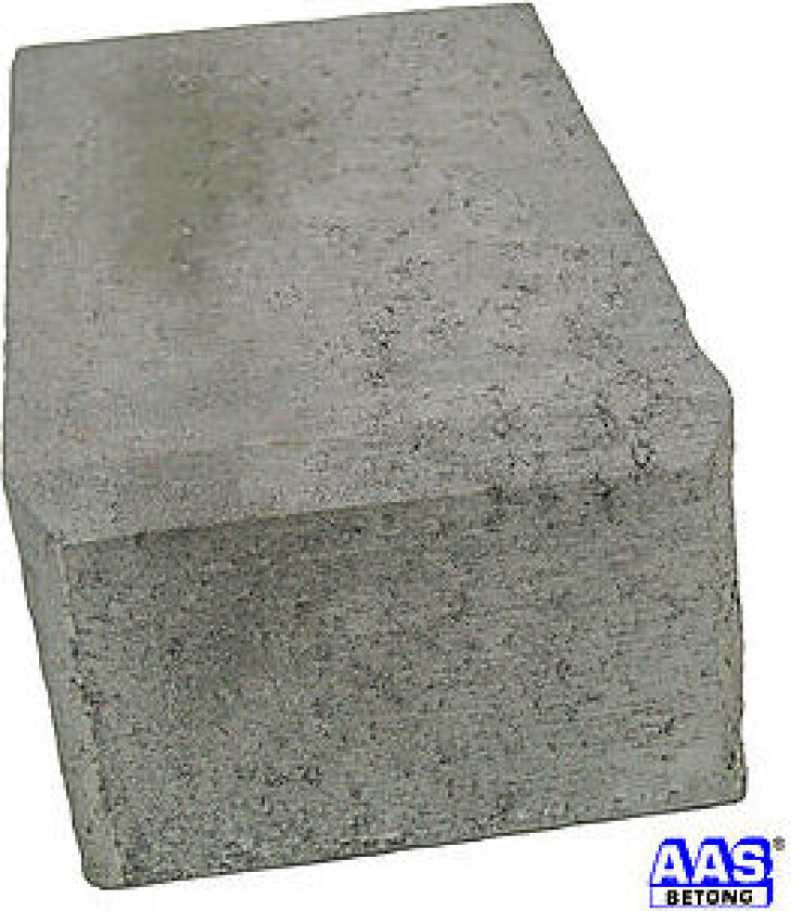 Bilde av Støttemurblokk glatt sving 25x32x17 cm