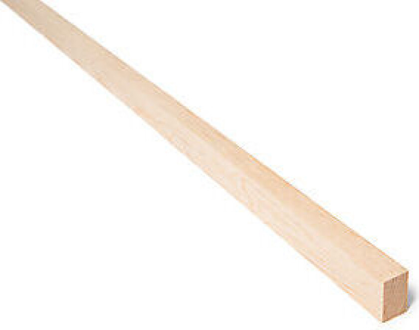 Glattkantlist 21x34 mm ubehandlet furu