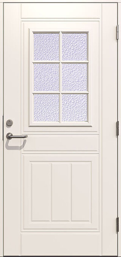 DØR YD KRIS2X3 GL  9X20H HVI M M     MALT KARM GL=GLASS  HVI=HVIT