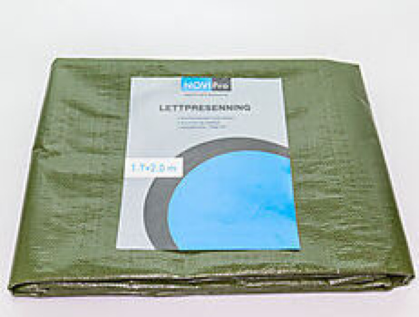 Presenning grønn 2x3 meter 130 gr