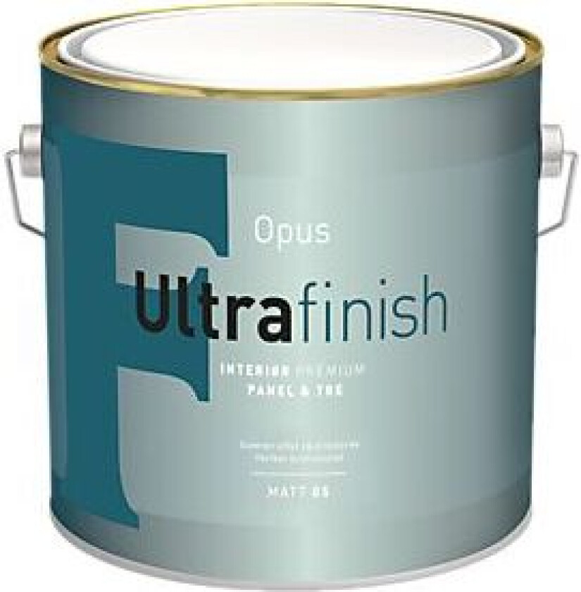 Oljemaling glansgrad 5 hvit 2,7 liter