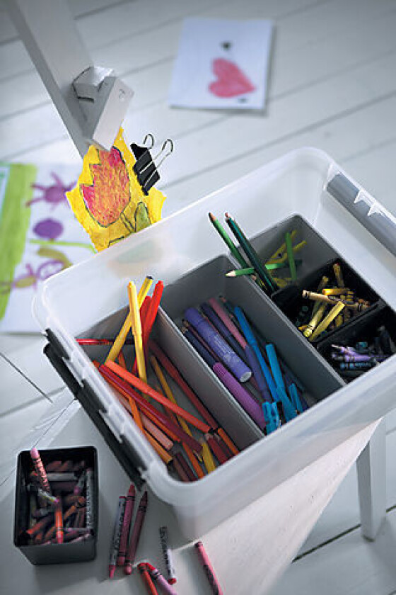 Bilde av Oppbevaringsboks classic 15 med lokk  40x30x18 cm