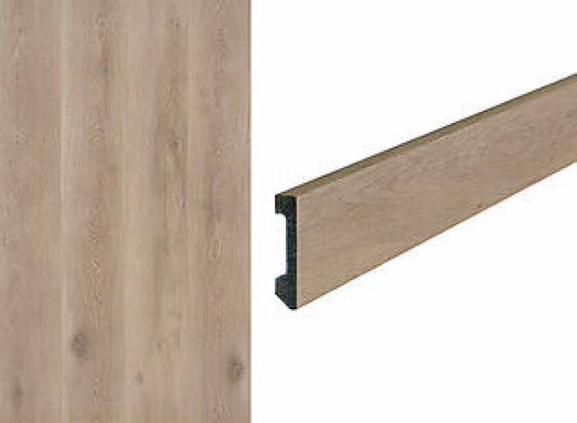 Bilde av Gulvlist vinyl 17 stk 2400X13X58 mm Forest