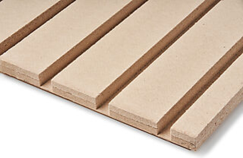 Trefiber trinnlydsplate varmbåren varme 36x300x1600 mm