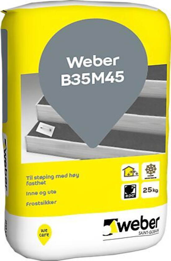 tørrbetong b35m45 25kg