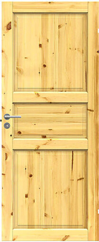 Dørbl tradition 03 9x21 lakk furu tett heltredør 3 speil