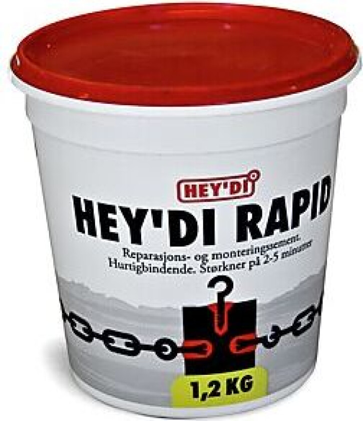 Mørtel rapid 1,2 kg heydi reparasjons- og monteringssement