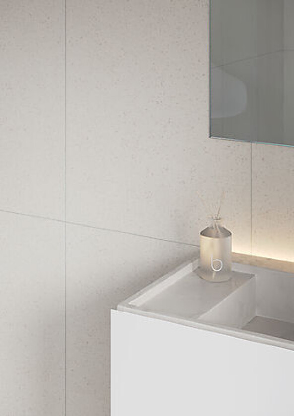 Baderomsp 4001m6080 terrazzo light 60x80cm 10x620x2400