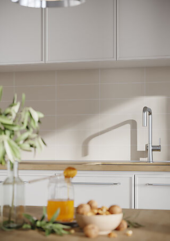 Kjøkkenpl 2090km3010 em light grey flis 30x10cm 10x620x580