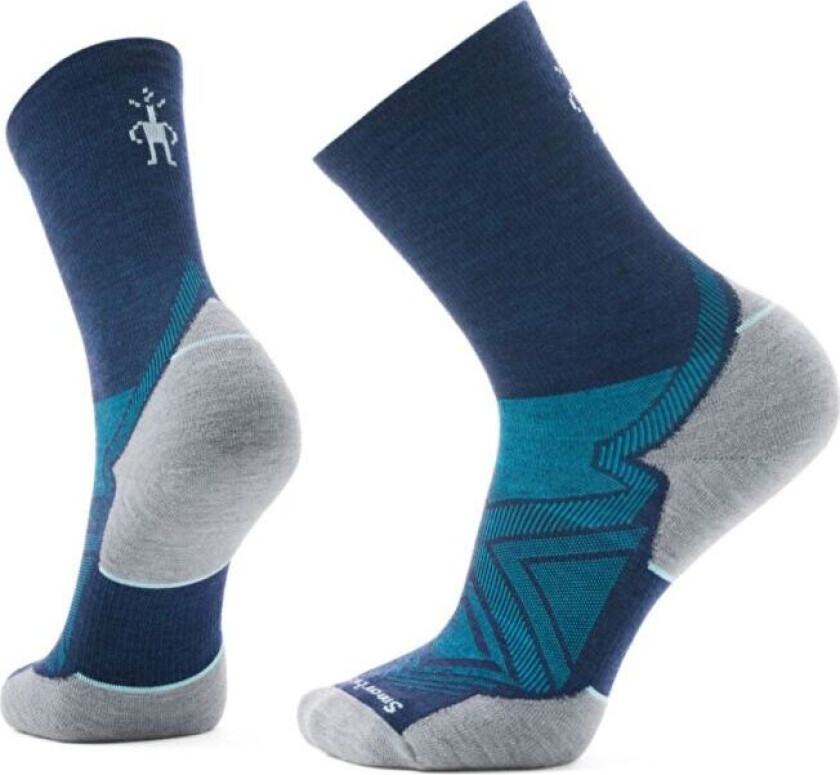 Run Targeted Cushion Mid Crew Wool Socks