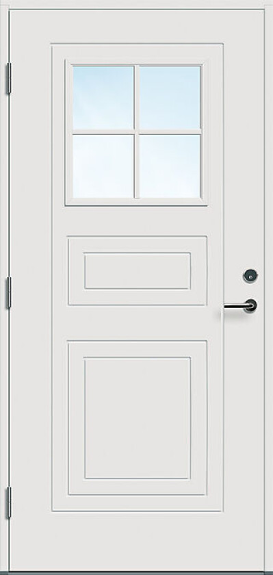 Dør yd utvik 10x21h hv cotswold glass - ncs s 0502-y