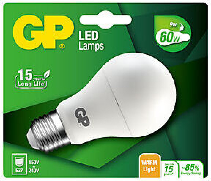 Lyspære led classic E27 6W-40W