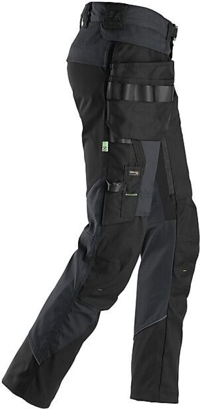 Bukse mørk grå/sort str 52