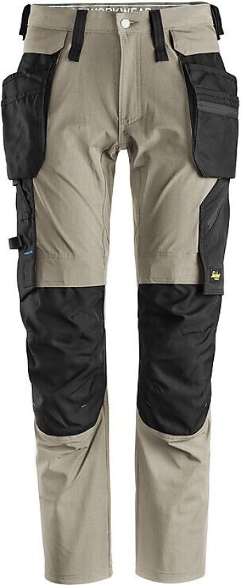 Bukse 6208 kha/sor 46 snickers workwear