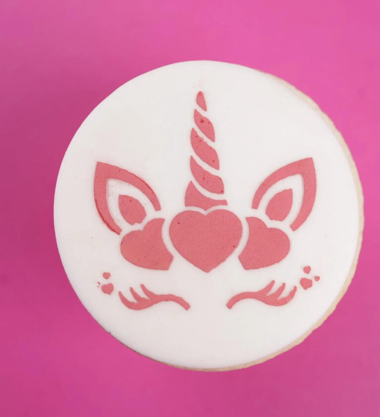 Mini Stensil -Enhjørning-