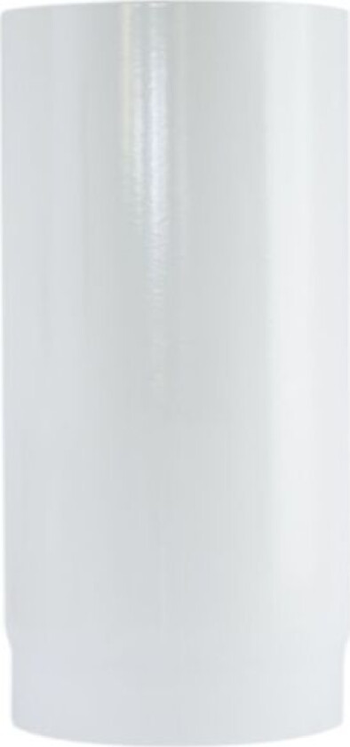 Røykrør ø150 l250 rett whe hvit emalje 2,3mm