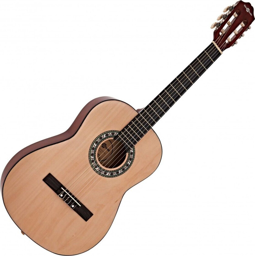 Gear4Music 3/4 Klassisk Gitar Natural fra Gear4music