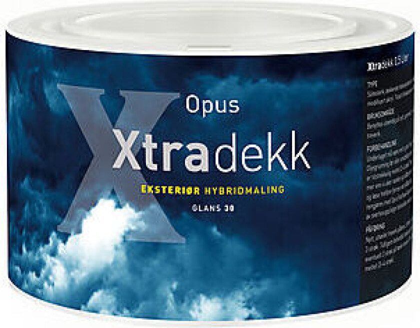 Bilde av Eksteriør hybridmaling xtradekk 30 eksteriør hvit 0,45 l
