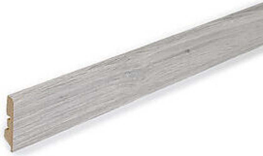 Sokkellist grå eik domestic 14x58 mm lengde 2400 mm