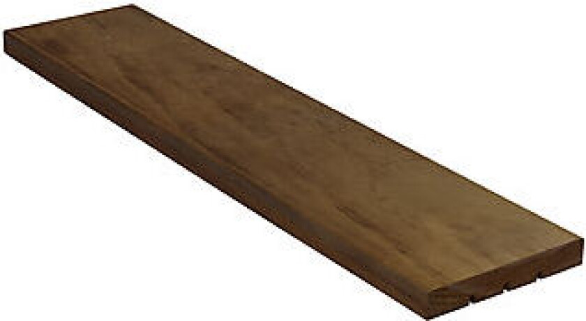 Terrassebord Clear glatt brun 22x142 mm