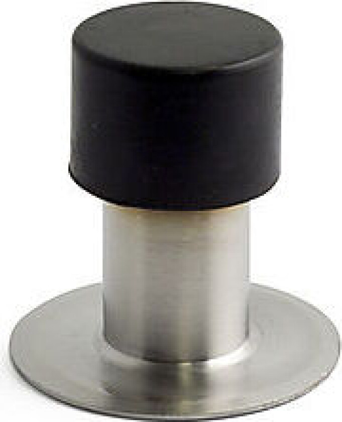 Dørstopper for gulv Ø50x81 mm rustfri posepakke