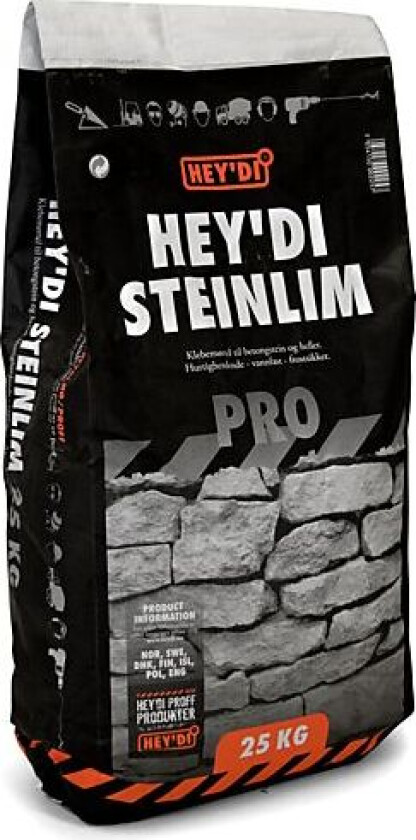 Mørtel steinlim Pro 25 kg