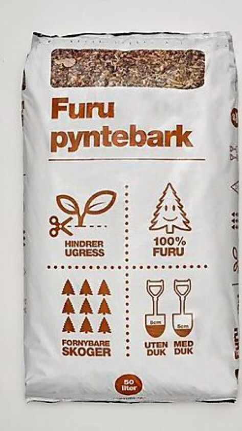 Pyntebark 50 liter