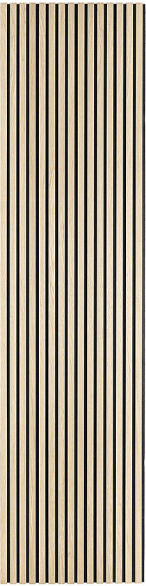 Panel eik ubeh (fsc)-2400 svart kjerne, svart filt, 2400x600