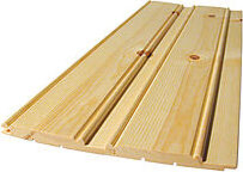 Furu 14X120 Dobbel Perlestaff Natur