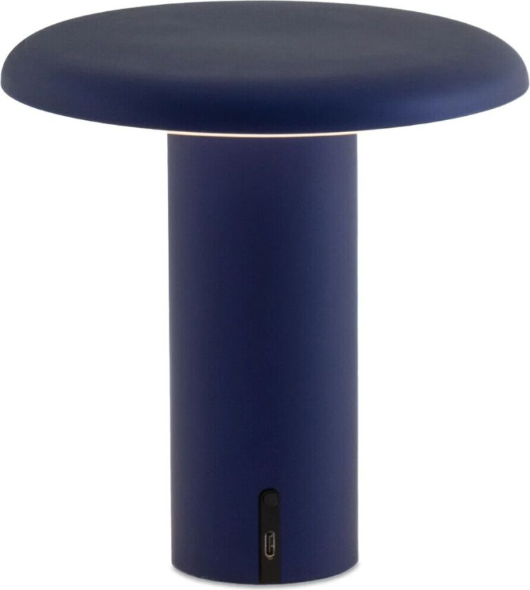 Takku portabel bordlampe 19 cm Anodized blue