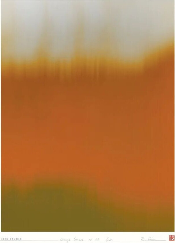 Orange Sunrise plakat 40 x 50 cm No. 02