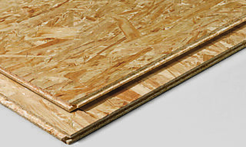 OSB-Plate 3 TG2 not/Fjær 12x2400x1200 mm