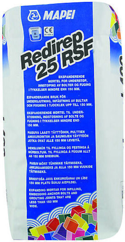 Bilde av Mørtel reparasjon redirep 25 rsf 25 kg