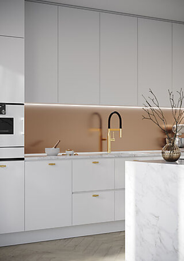 Kjøkkenpl 5006k00 met copper slett overflate 10x620x580
