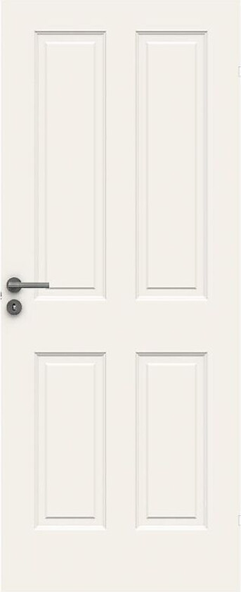 Dørbl compact 04 9x19 hvit formpresset dør 4 speil