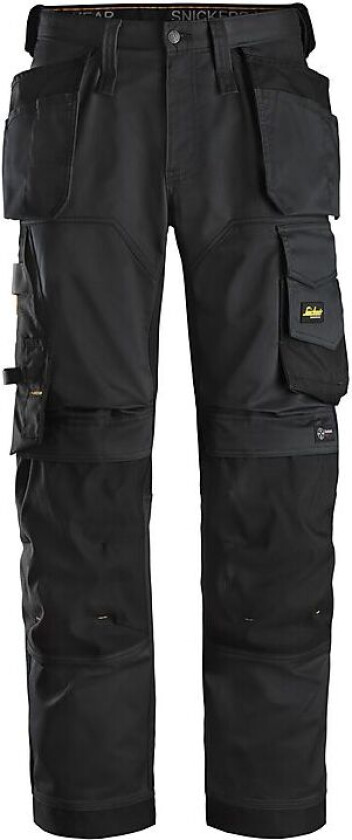 Bukse 6251 stretch sort 224 snickers workwear