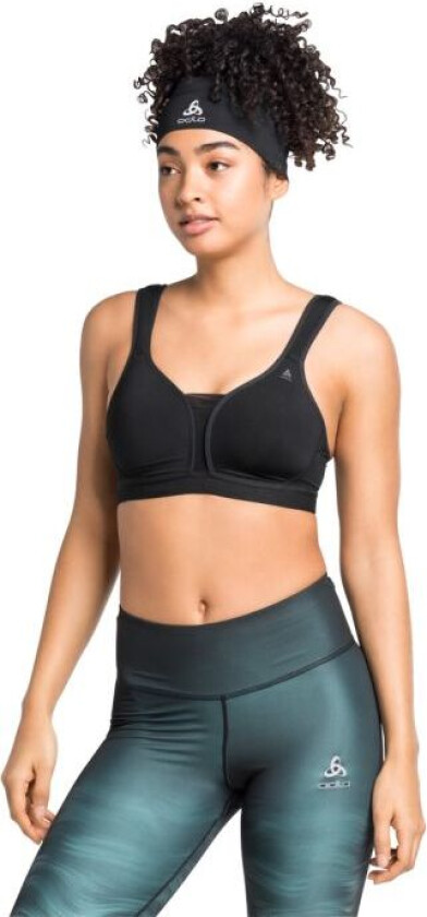 Sports Bra Padded High Svart 75D
