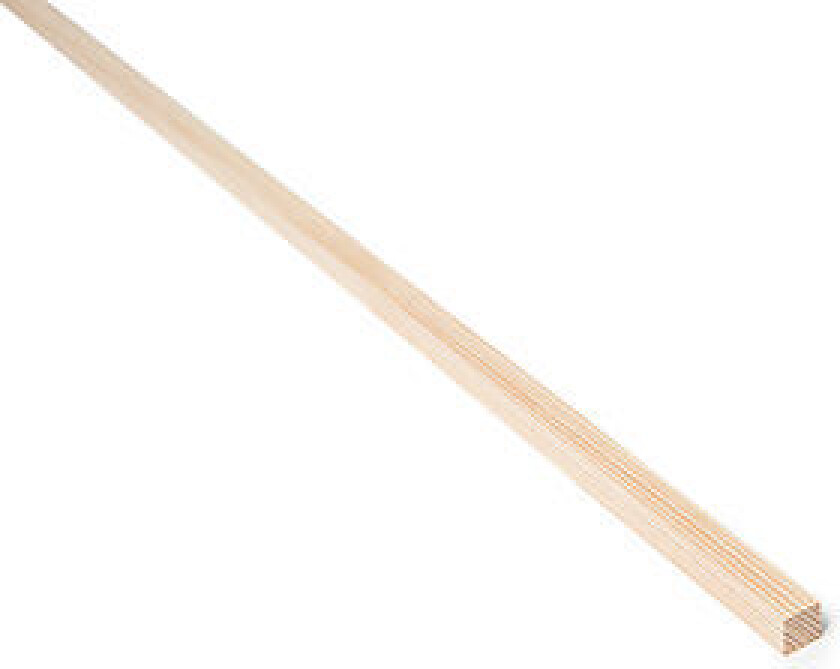 Glattkantlist 15x15 mm ubehandlet furu