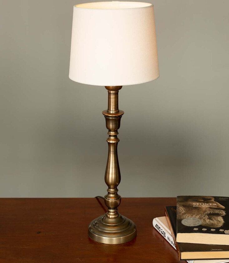 Therese bordlampe H27 - antikk messing