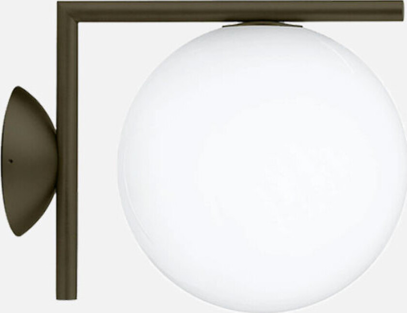 IC W1 Out vegglampe - mørk brun