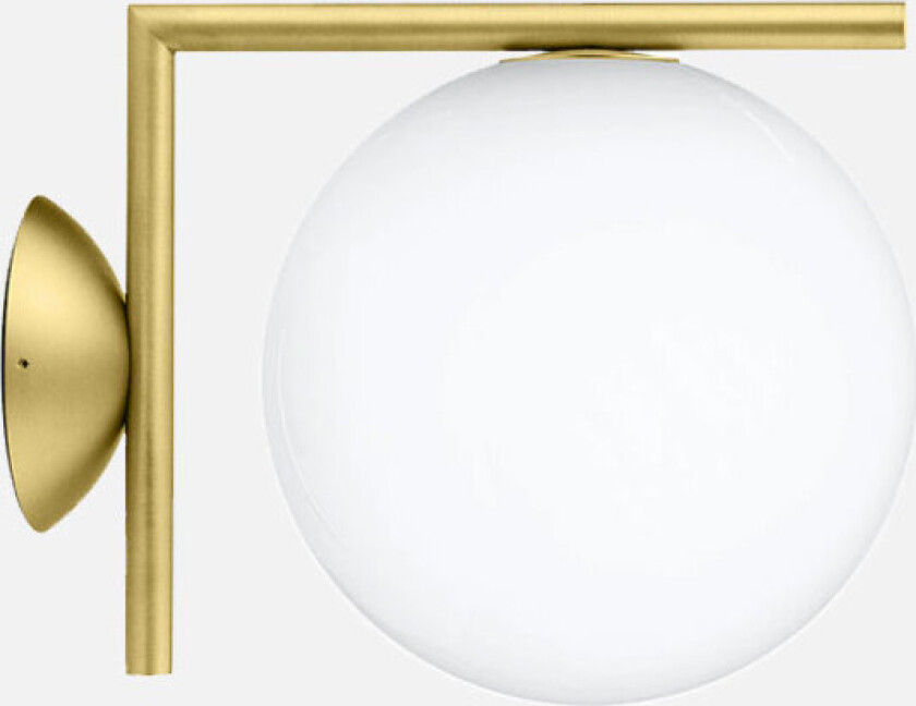 IC W1 Out vegglampe - messing